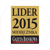 Lider 2015 miesięcznika Gazeta Bankowa