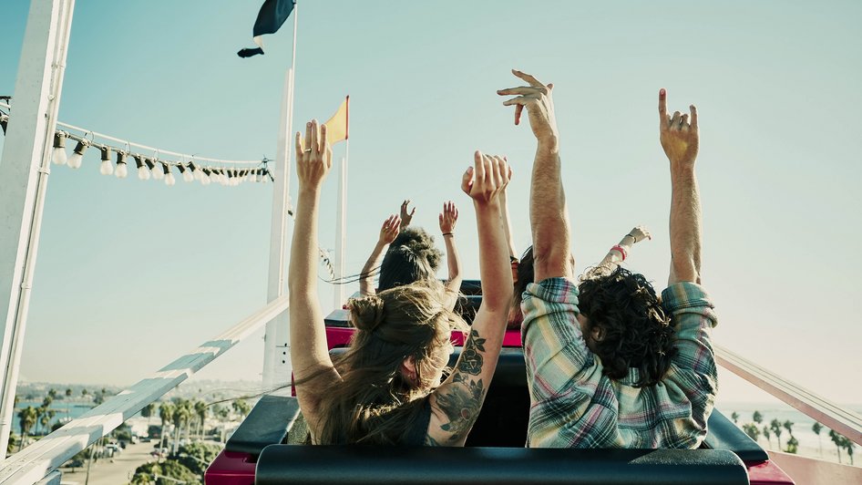 Park rozrywki - rollercoaster