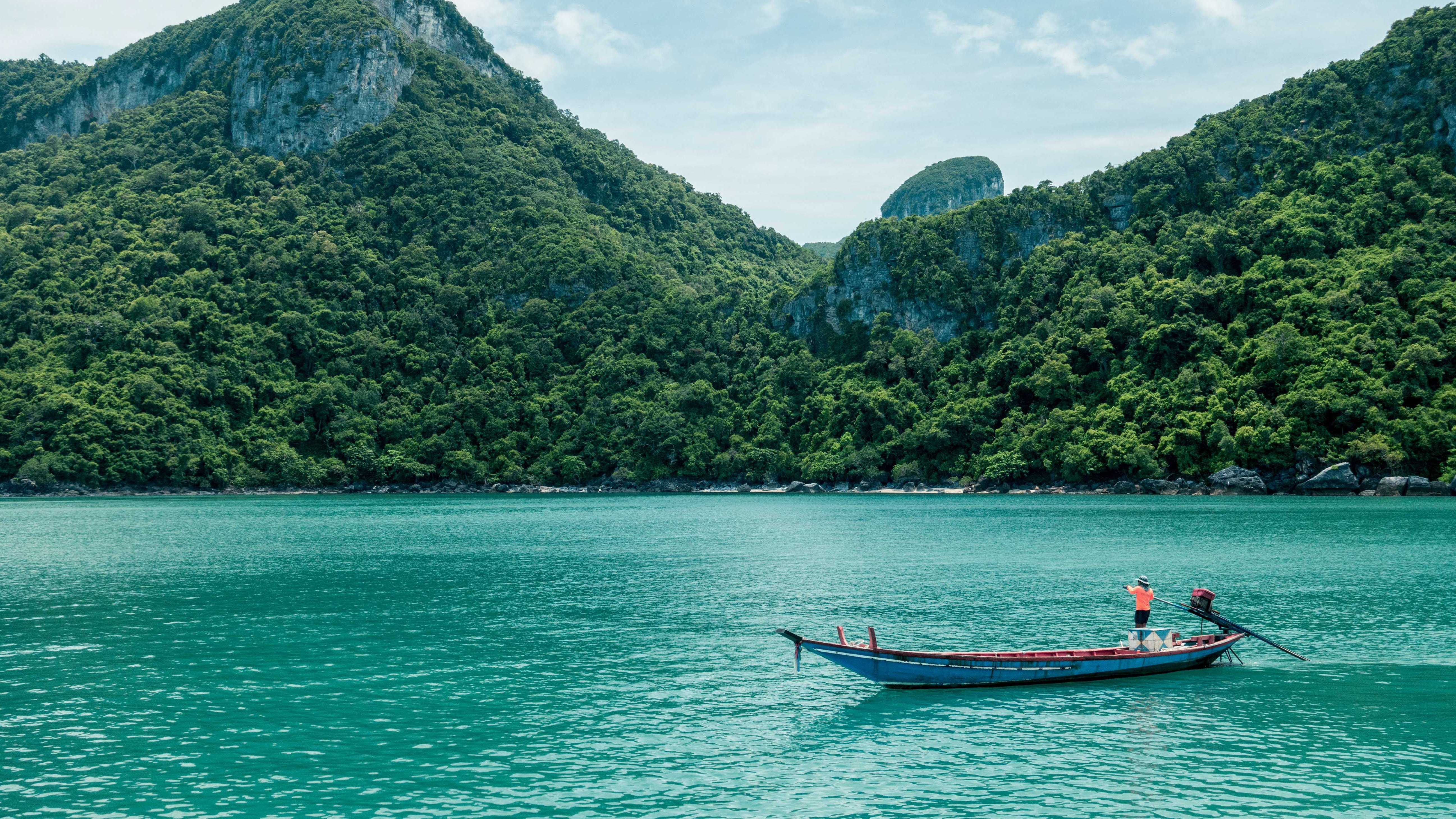 Widok na egzotyczne wyspy Tajlandii