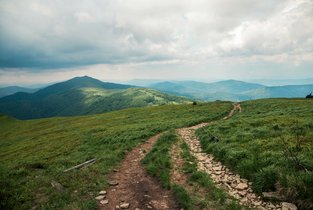 Najpiękniejsze parki narodowe w Polsce Widok na Bieszczadzki Park Narodowy